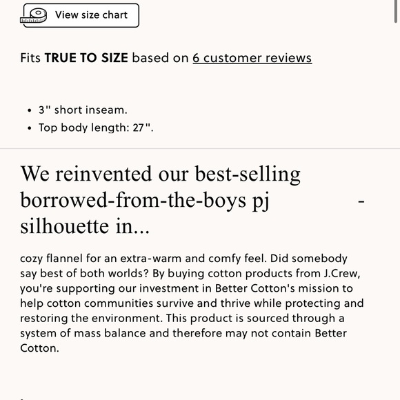 Jcrew Long-sleeve flannel pajama short set in buffalo check - Picture 2 of 6